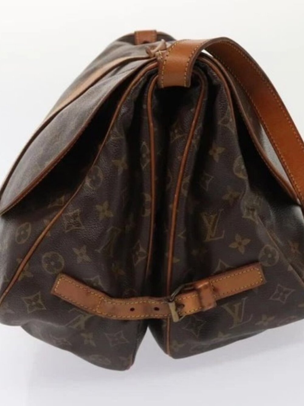 LOUIS VUITTON Monogram Saumur 35 Shoulder Bag M42254 LV Auth ki4838 - Picture 4 of 16